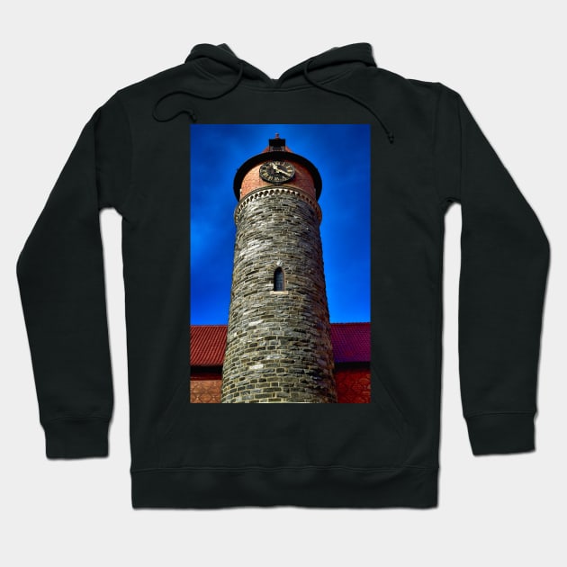 Clock Tower Arcadia University Hoodie by JimDeFazioPhotography